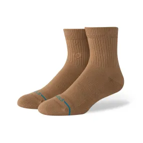 Adult Quarter Socks - Icon Quarter - Brown