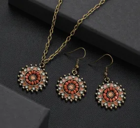 Beautiful Boho Necklace and Earring Set