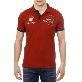 Bordeaux M Ufford & Suffolk Polo Club Mens Polo Short Sleeves US005 BORDEAUX