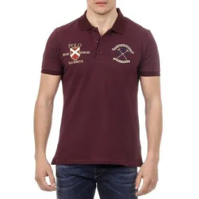 Bordeaux XXL Ufford & Suffolk Polo Club Mens Polo Short Sleeves US007 BORDEAUX