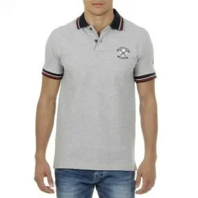 Grey S Ufford & Suffolk Polo Club Mens Polo Short Sleeves Grey NOTTE