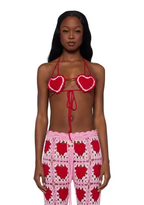 Heartfelt Kisses Bikini Top