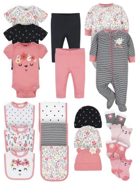 Newborn Shower Gift Set, 20-Piece Newborn Clothing, Newborn-0/6 Months