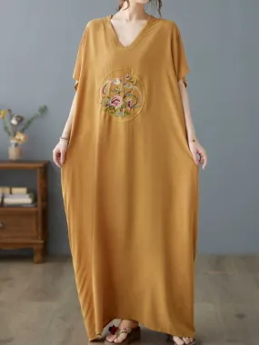 Whisper In Sky Kaftan Dress